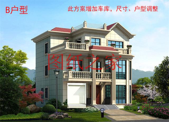 五款農村三層自建房設計圖，美觀又實用，這樣的房子誰不喜歡呢？