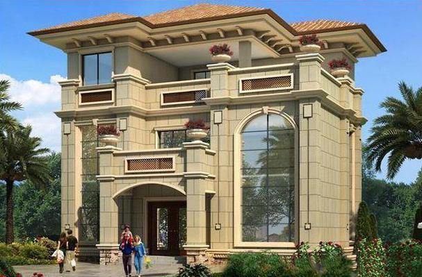 2款三層別墅設(shè)計圖，都帶露臺，尤其第二款，豪華無比