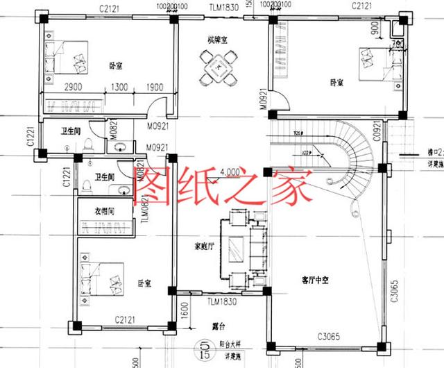 6款豪華時尚農村三層別墅設計圖，戶型好到沒得挑