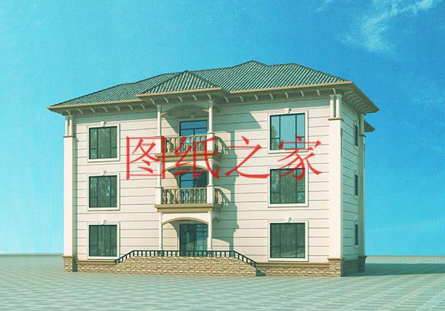 6款豪華時尚農村三層別墅設計圖，戶型好到沒得挑