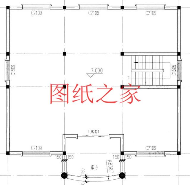 6款豪華時尚農村三層別墅設計圖，戶型好到沒得挑