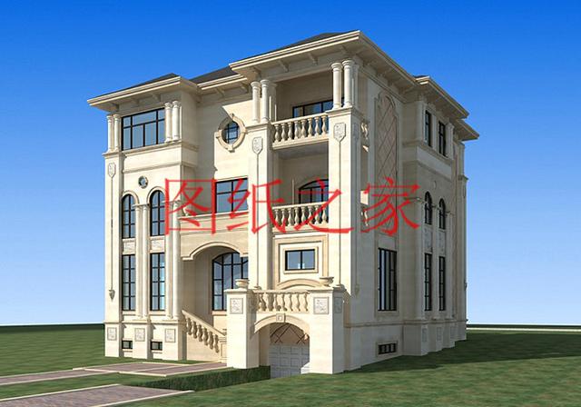 6款豪華時尚農村三層別墅設計圖，戶型好到沒得挑