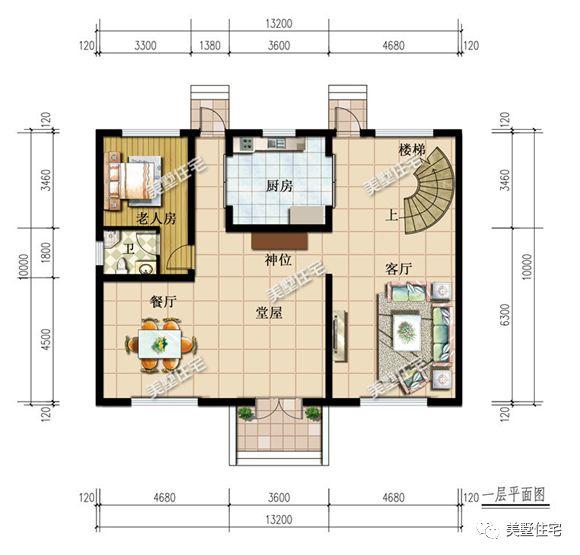 5款三層別墅設計圖，客廳挑空設計，既大膽又新穎