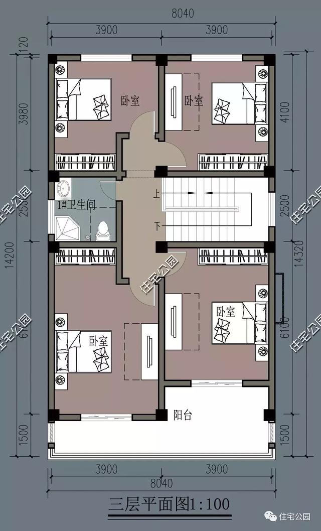 10套經典小戶型別墅設計圖，占地小，實用高，造價低。
