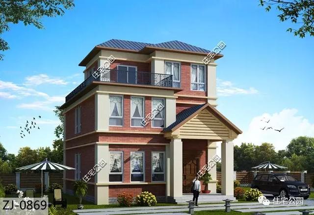 10套經典小戶型別墅設計圖，占地小，實用高，造價低。