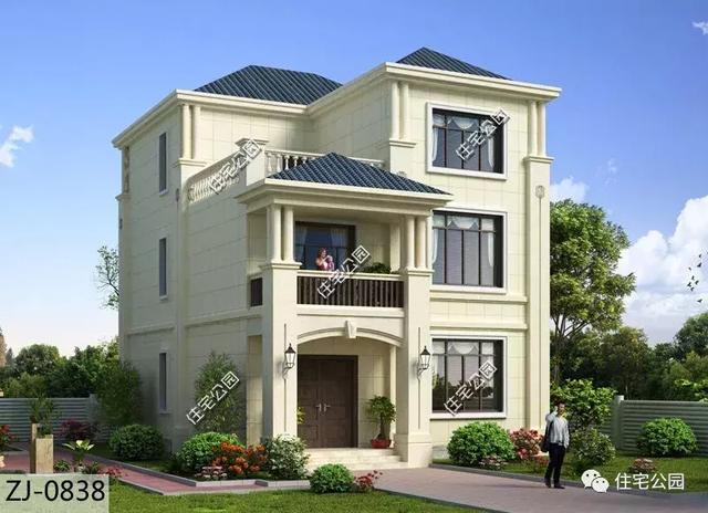 10套經典小戶型別墅設計圖，占地小，實用高，造價低。