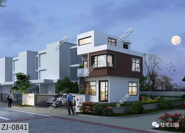 10套經典小戶型別墅設計圖，占地小，實用高，造價低。