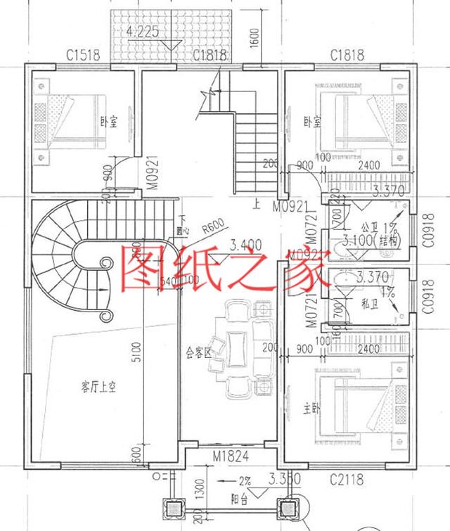 6套三層別墅設計圖，端莊大氣，氣勢恢宏！
