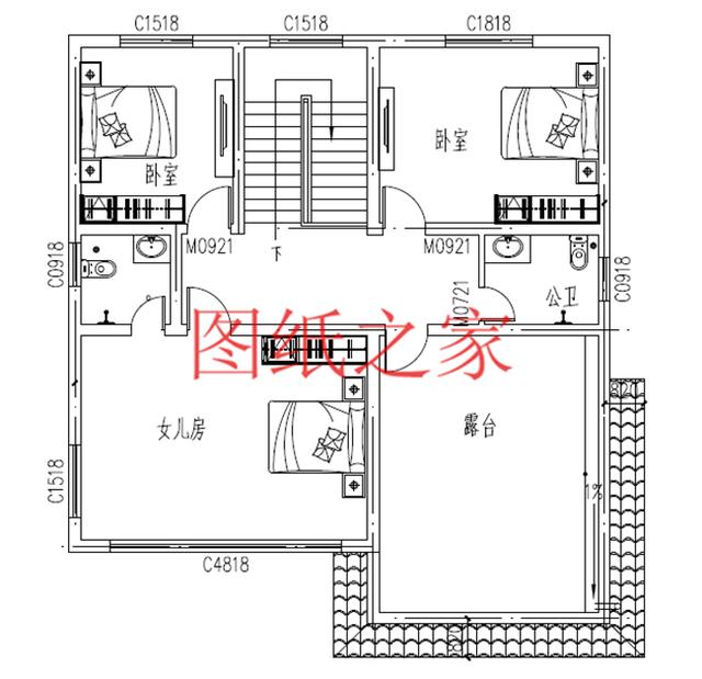 6套三層別墅設計圖，端莊大氣，氣勢恢宏！