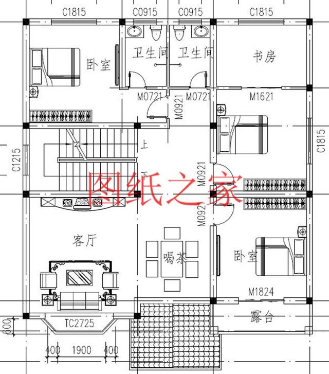 6套三層別墅設計圖，端莊大氣，氣勢恢宏！