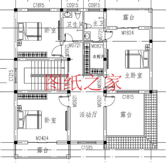6套三層別墅設計圖，端莊大氣，氣勢恢宏！