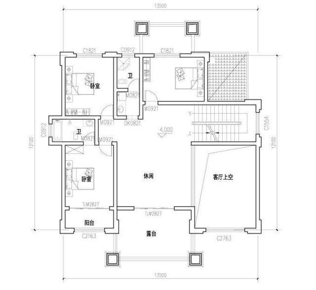 三層帶露臺的別墅設計圖，讓您氣派非凡！