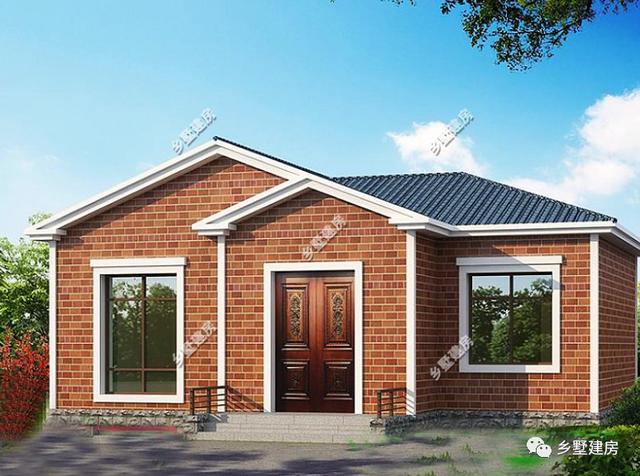 一層別墅設計圖，遠離城市的喧囂，還您清新自然。