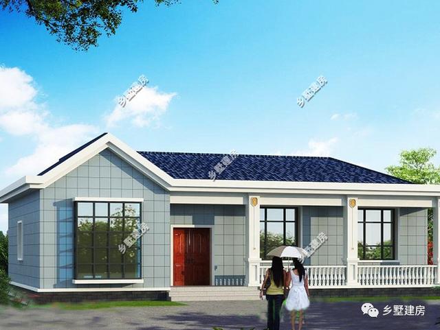 一層別墅設計圖，遠離城市的喧囂，還您清新自然。