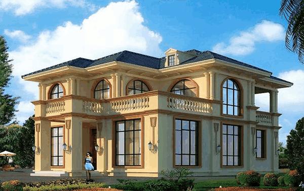 二層歐式別墅設計圖，巧奪天工，活力十足。