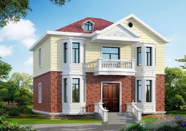 120平米的二層別墅設計圖，六室三廳帶閣樓很實用