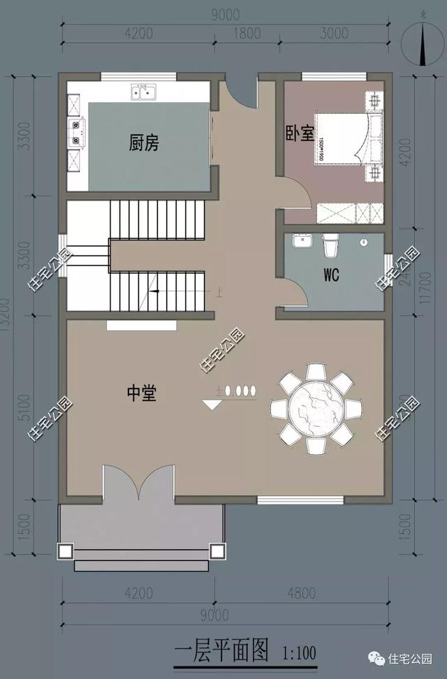 推薦10套小戶型設計圖，經濟實用型別墅。