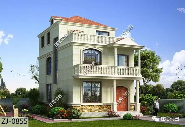 推薦10套小戶型設計圖，經濟實用型別墅。