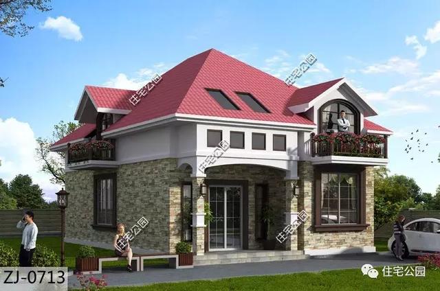 推薦10套小戶型設計圖，經濟實用型別墅。