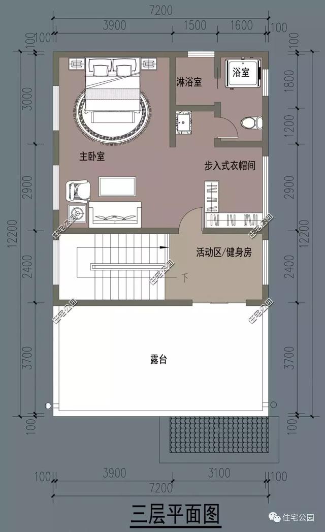 推薦10套小戶型設計圖，經濟實用型別墅。