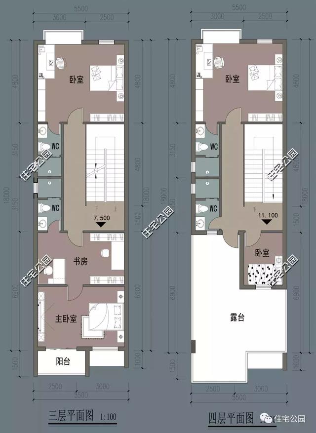 推薦10套小戶型設計圖，經濟實用型別墅。