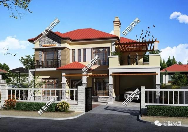 9套農(nóng)村帶車庫設(shè)計(jì)圖，簡單、優(yōu)雅，打造您溫馨的家