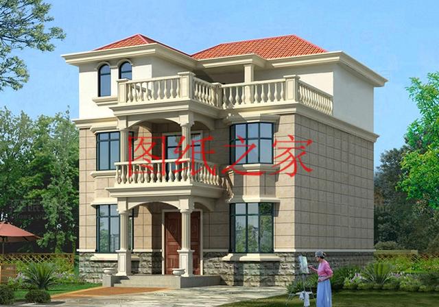 5套農村三層別墅設計圖，主體造價低廉，值得推薦！