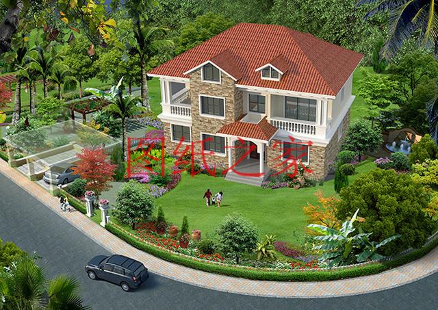 二層農村自建房，外觀新穎獨特，您的建筑在村里獨一無二