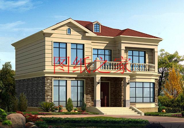 二層農村自建房，外觀新穎獨特，您的建筑在村里獨一無二