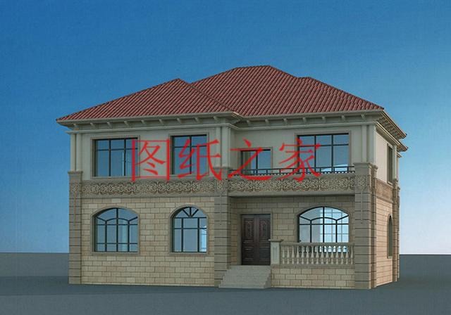 二層別墅設計圖，外觀新穎漂亮、布局科學合理，您的首選！