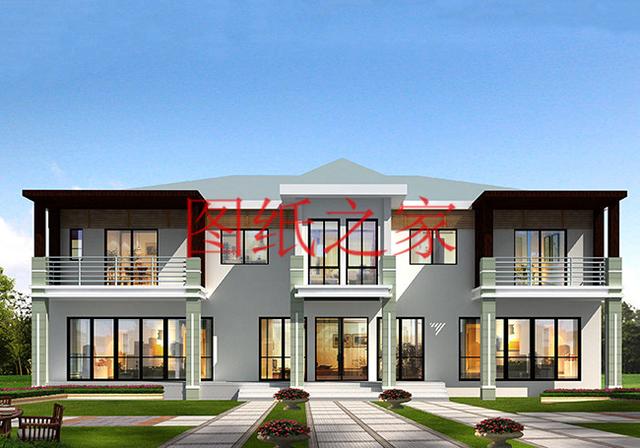 二層別墅設計圖，外觀新穎漂亮、布局科學合理，您的首選！