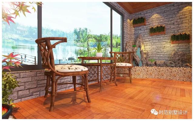 兩層歐式別墅設計圖，帶車庫，環境清幽，采光好。