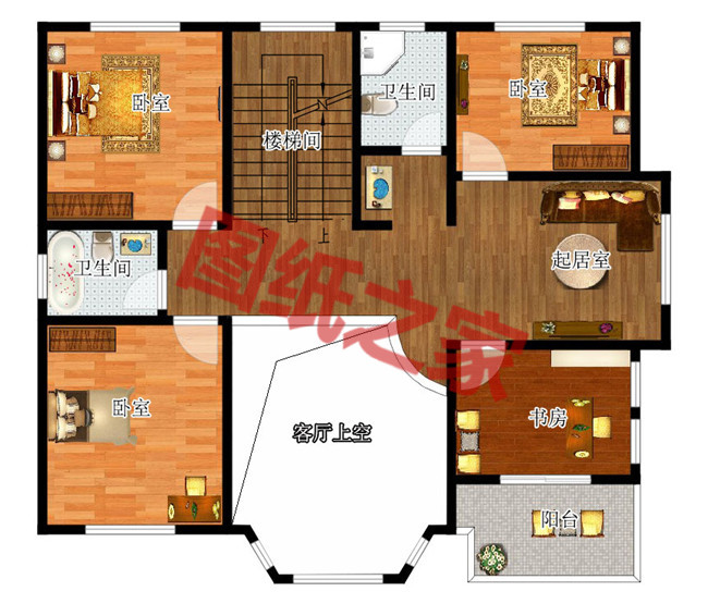 130平米左右三層農村小別墅,經典永不過時三層小洋樓