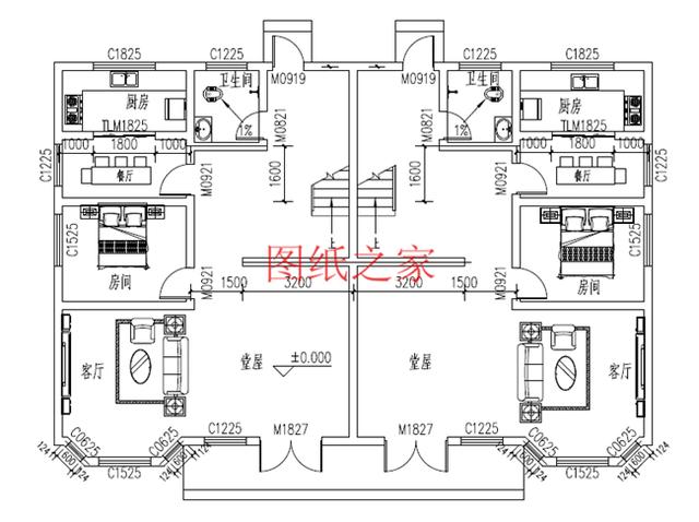 6款農村三層別墅設計圖，實用性強，居住舒適