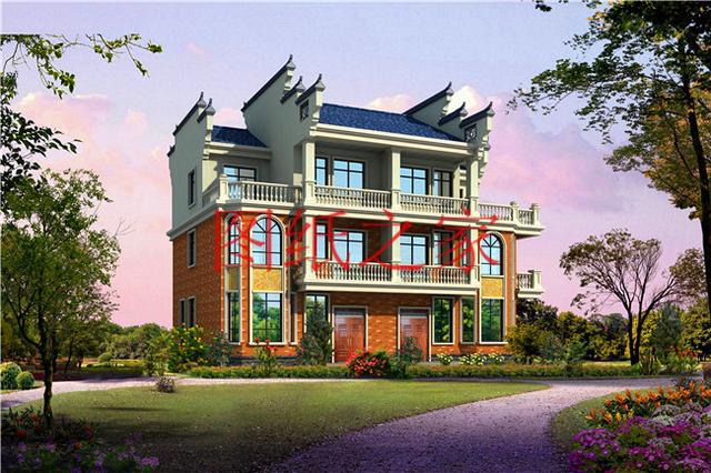 6款農村三層別墅設計圖，實用性強，居住舒適