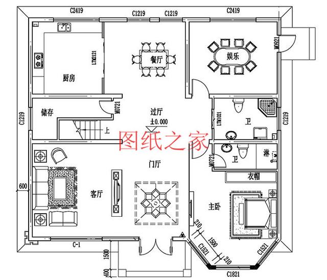 6款農村三層別墅設計圖，實用性強，居住舒適