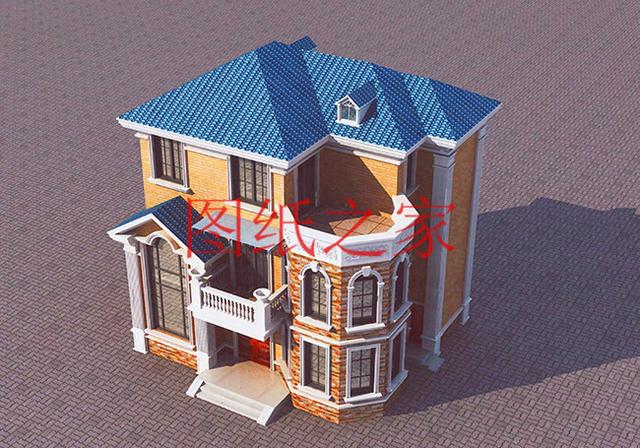 6款農村三層別墅設計圖，實用性強，居住舒適