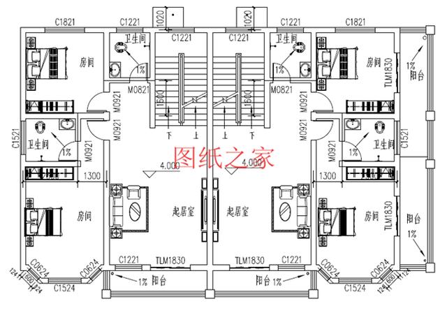 6款農村三層別墅設計圖，實用性強，居住舒適