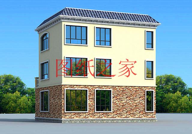 6款農村三層別墅設計圖，實用性強，居住舒適