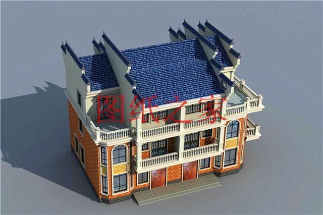 6款農村三層別墅設計圖，實用性強，居住舒適