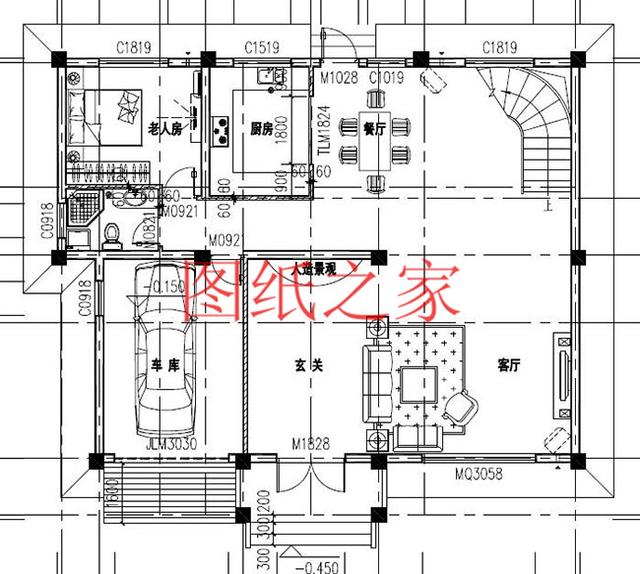 非常豪華大氣的農村四層別墅設計圖，建成之后肯定人人羨慕