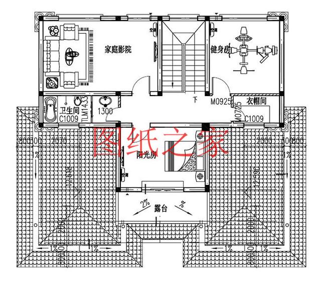 非常豪華大氣的農村四層別墅設計圖，建成之后肯定人人羨慕