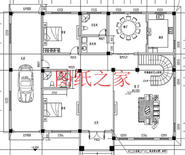非常豪華大氣的農村四層別墅設計圖，建成之后肯定人人羨慕