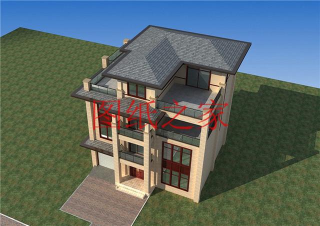 非常豪華大氣的農村四層別墅設計圖，建成之后肯定人人羨慕