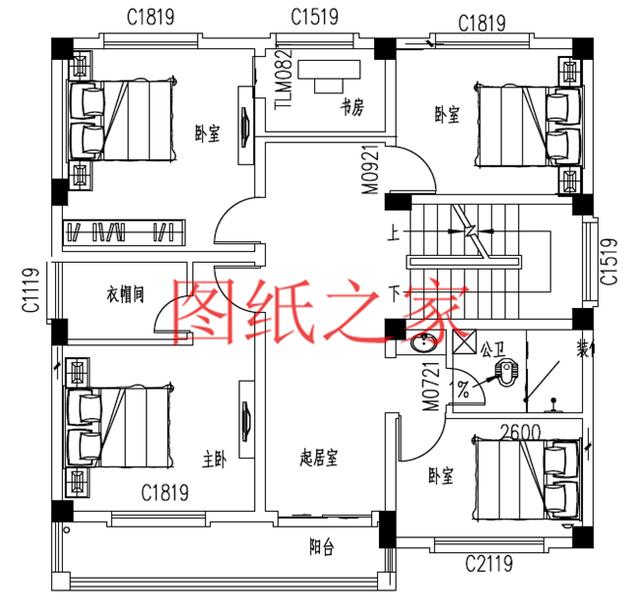 非常豪華大氣的農村四層別墅設計圖，建成之后肯定人人羨慕