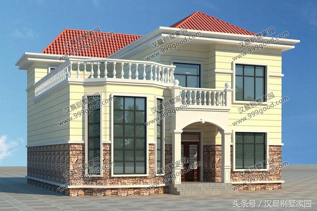 2層小別墅設計圖，11.9X10.6米，經典實用，溫馨舒適