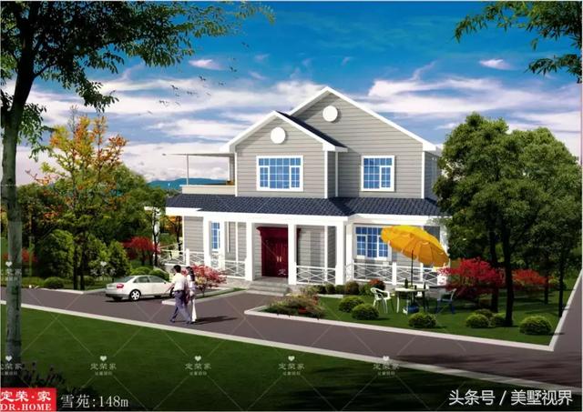 2款農(nóng)村別墅設(shè)計(jì)圖，造價(jià)不高，一般家庭都可以建