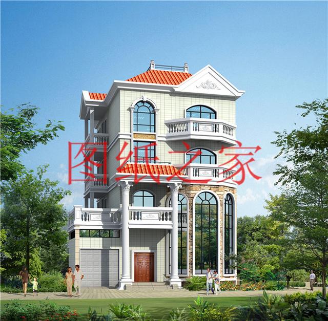 五款農村四層別墅設計圖，哪一款是你的最愛呢？