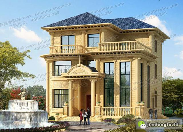 5款十分受歡迎的三層農村自建房（全套）施工效果圖，占地面積約130㎡