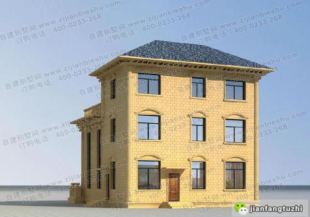 5款十分受歡迎的三層農村自建房（全套）施工效果圖，占地面積約130㎡